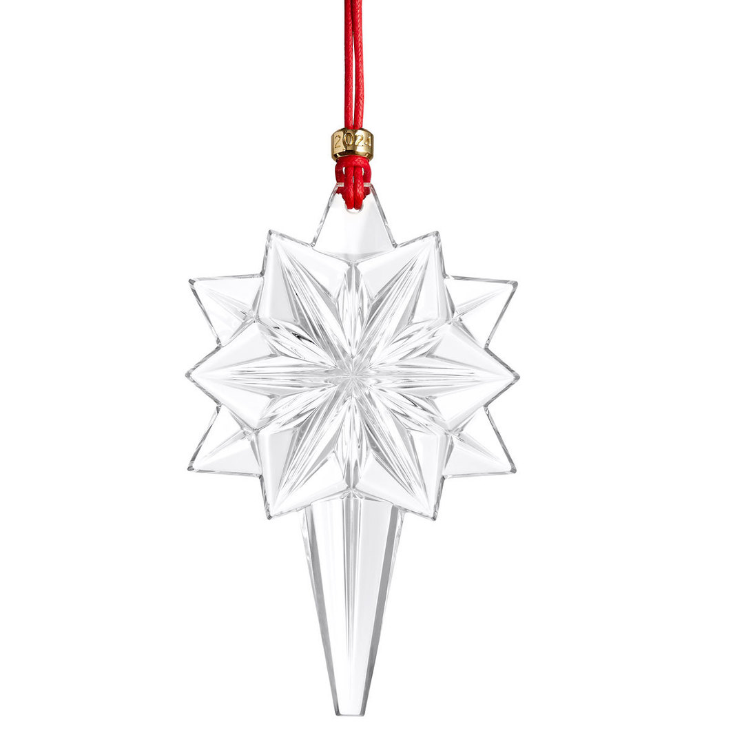 INDENT - Waterford Annual Snow Star Ornament, 2024 Dated image 0